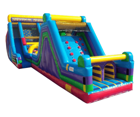 Book the 60ft Vertical Rush plus 30ft Rock Climb obstacle course rental in Chicago IL