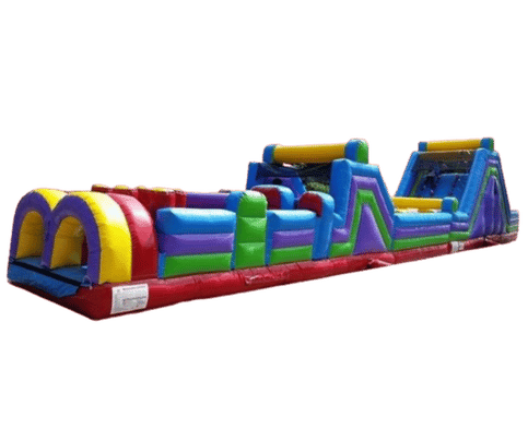 Book the 70ft Long Dual Lane obstacle course rental in Chicago IL