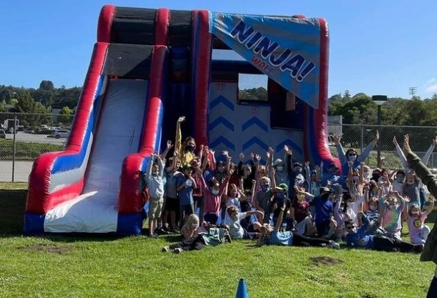 Size and layout of the Ninja Warrior Warped Wall rental