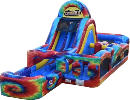 Book the Extreme Tie Dye obstacle course rental in Chicago IL