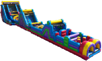 Book the 100ft Mega Vertical Rush obstacle course rental in Chicago IL