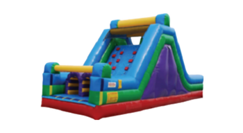 Book the 30ft Rock Climb Slide obstacle course rental in Chicago IL