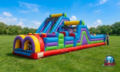 Image of 85ft 180 U-Turn Dual Lane Obstacle Course product img