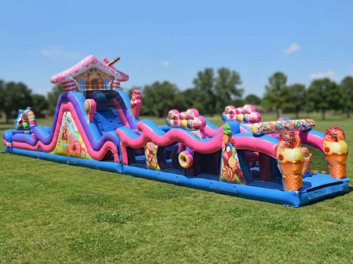 Candyland Obstacle Course 77ft Image